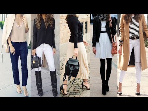 ATUENDOS MODERNOS de OTOÑO INVIERNO CON ROPA BASICA SENCILLA Y ATEMPORAL