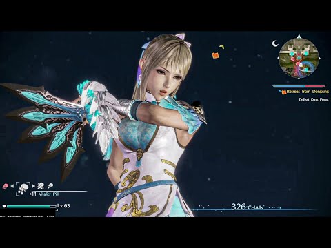 Wang Yuanji Dynasty Warriors 9 Ultimate Mode - Retreat from Dongxing &  New Hefei Castle, Part 3
