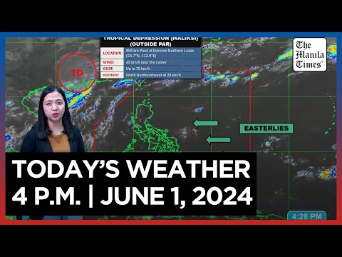 Today's Weather, 4 P.M. June 1, 2024