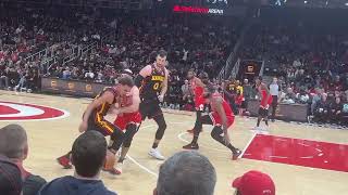 What Does Courtside Look Like at Hawks Game