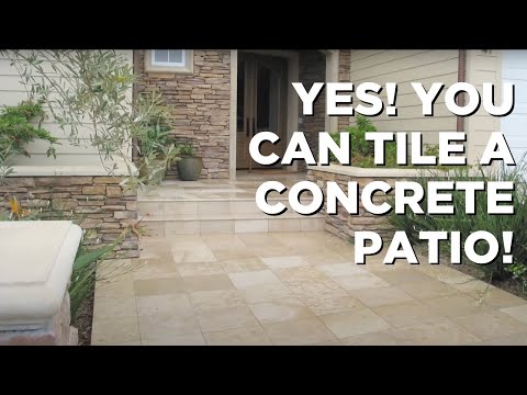 How to Install Tile on a Concrete Patio or Porch - Today's Homeowner with Danny Lipford