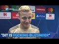 Donny van de Beek na winst op Juventus: "Dit is niet normaal"