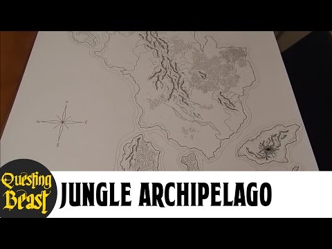 Jungle Archipelago: DnD Fantasy Map Showcase