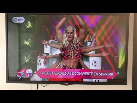 Alexis descalzo es Shakira