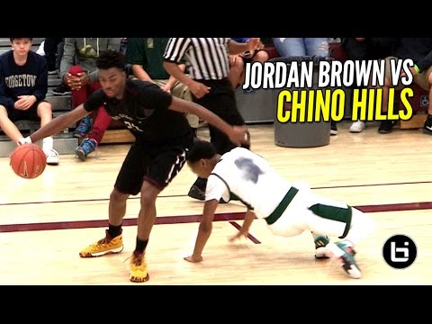 Jordan Brown Gives His BEST Effort Against Chino Hills! Class of 2018 5-Star Recruit!