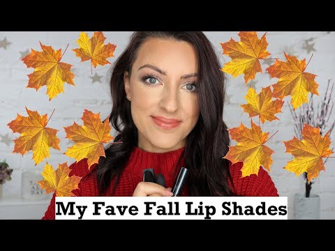 My Favourite Autumn/Fall Lipstick Shades