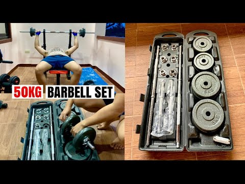 50 kg Adjustable Dumbbell & Barbell Set - Image 2