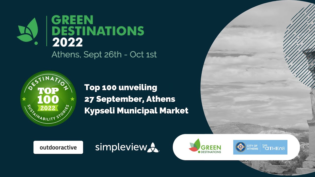 Green Destinations 2022 - Top 100 unveiling