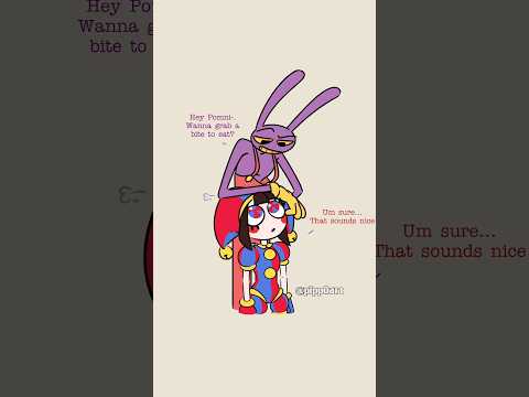 Jax X Pomni!😍Bite! The Amazing Digital Circus Comic Dub #tadc