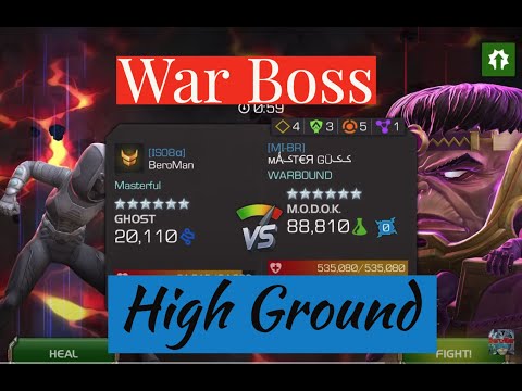 Ghost vs High Ground MODOK War Boss