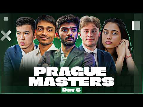 Prague Chess 2026 | Round 6 | Gukesh vs Aravindh, Hans vs Vincent, Abdusattorov vs Yakubboev