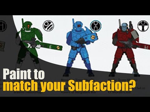 Does paint need to match Subfaction? New Tau Codex Sept Tenets