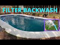 Pool Sand Filter Backwash