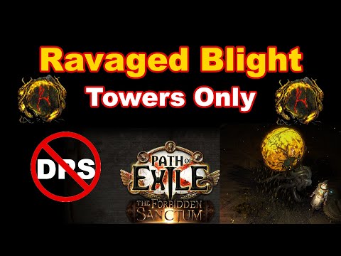 [POE 3.20] Strategy I Use To Beat Blight Ravaged Maps, No DPS Requirement | Quick Strategy Showcase