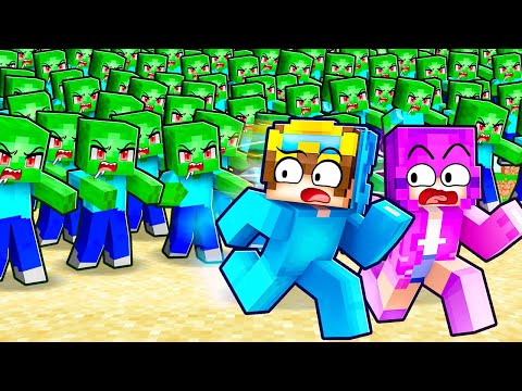Insane! 9.8M Zombies in Minecraft?! 🧟‍♂️