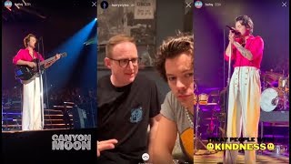 HSHQ Instagram Stories (Harry Styles: Fine Line Live at the Forum)