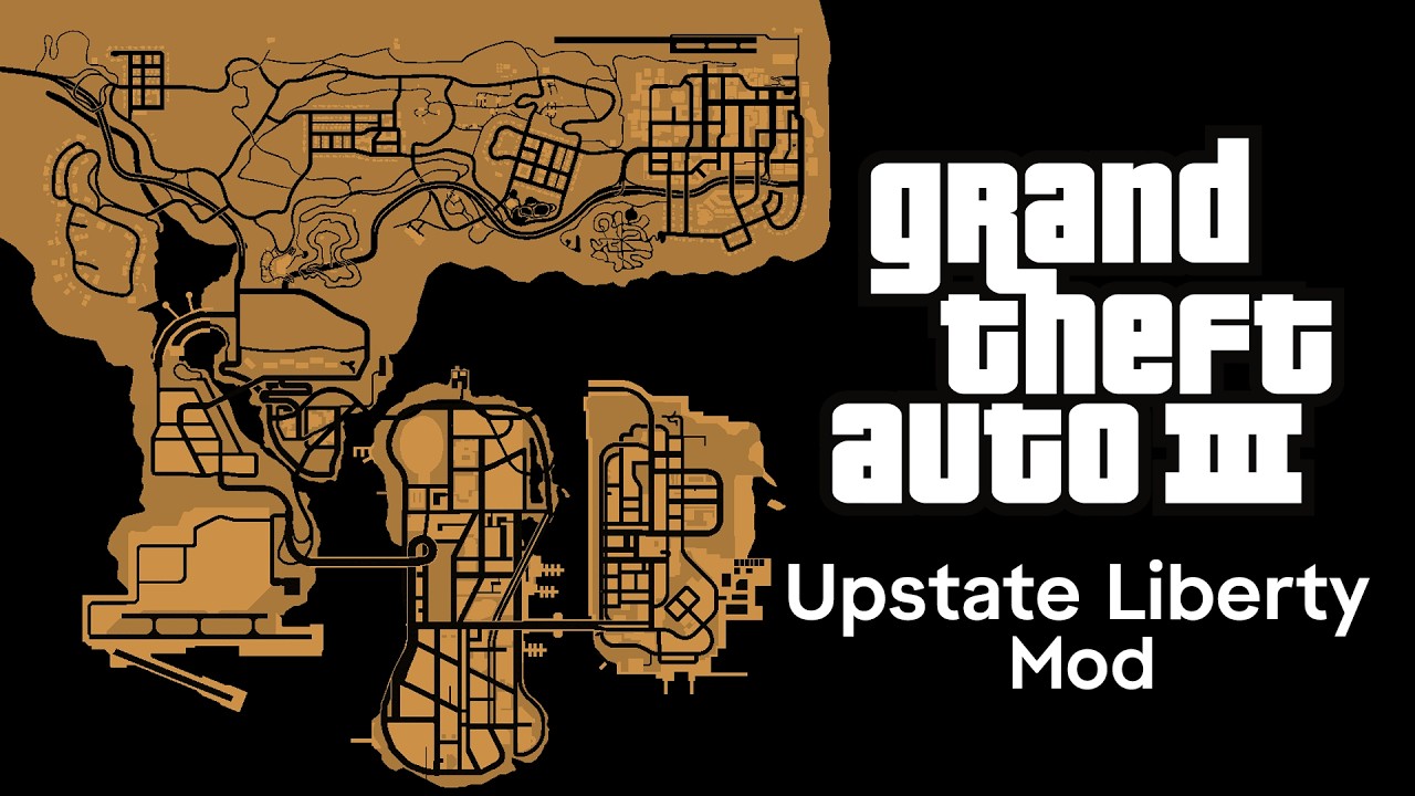 GTA III's Upstate Liberty Mod