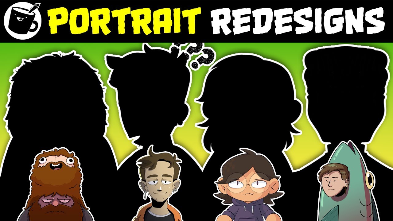 Artists Redraw Their Old Portraits for 2025