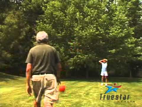 Backward Medicine Ball Toss Senior Female