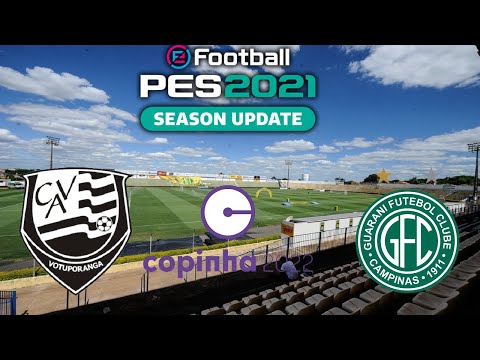VOTUPORANGUENSE X GUARANI - COPA SP DE FUTEBOL JÚNIOR - SEGUNDA FASE 12/01/22 [PES 2021]