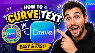 Canva Curved Text psd-dude.com Tutorials