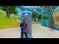 Toxic players in party royale react to default skin turning into Purple skull trooper