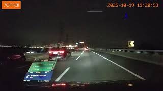 2018年製造的70mai pro夜間效果，車牌拍不起來