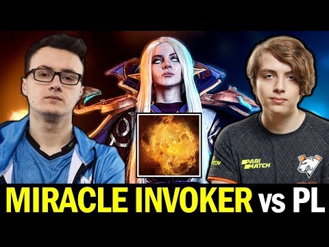 MIRACLE back to Exort Invoker — vs Epileptickid Phantom Lancer Dota 2
