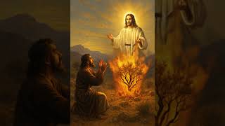 The Burning Bush – Jesus Appears as the Flame of Faith #jesus #christain #jewish #bible