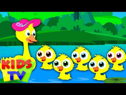 Five Little Ducks | Nursery Rhymes | Kids tv Songs | little duck song | five ducks song by kids tv Video