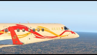 Dragon Livery Embraer Legacy 650 ERJ-135BJ by X-Crafts