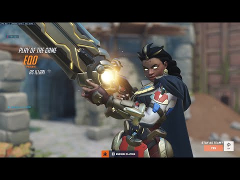 THIS IS THE MOST INSANE SUPPORT HERO EVER! ILLARI! POTG! Eqobot Illari Overwatch 2 Season 6 Gameplay
