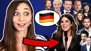 German reacts to AMERICAN CELEBRITIES speaking German! | Feli from Germany