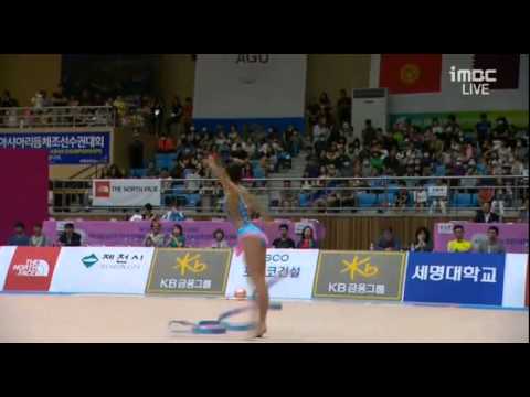Chun Song E KOR Ribbon AA Asian Championships DAY4