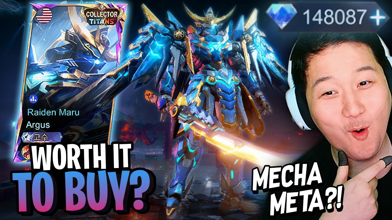 Worth it to buy? How much is new Argus Collector Titans skin? | Mobile Legends Raiden Maru