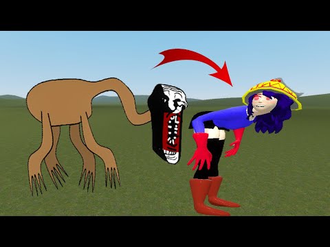 DISTURBING TROLLGE NEXTBOT CREATURES! - Garry's mod sandbox Map
