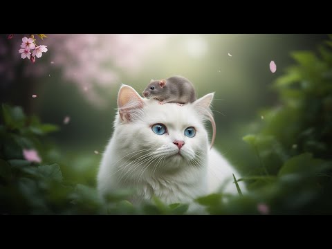 Unlikely Friendship: A Cat and Rat Coexistence | kitti (Meow) and Rat story | Billi | #cat