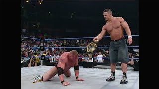 Brock Lesnar vs. A-Train + John Cena Destroys Brock Lesnar: SmackDown, April 24, 2003
