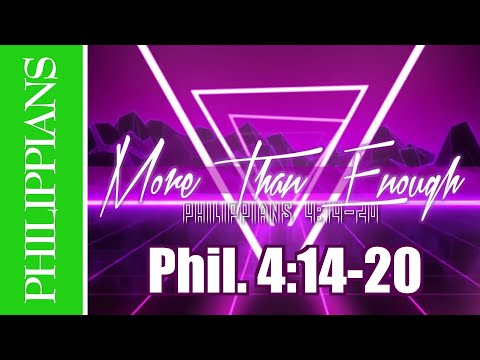 Cover image for YouTube video More Than Enough