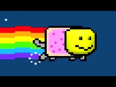 Nyan Cat but every Nyan is the Roblox Death Sound