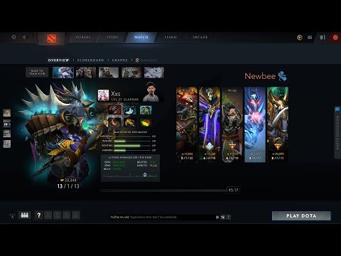 dota2off Xxs Slardar - Aster vs Newbee - StarLadder Imba TV