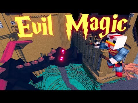 EVIL MAGIC MOD: Minecraft Witchery Mod Showcase - Voodoo, Spells, Broom's & More!