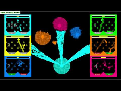 Multiply or Release - Marble Race in Algodoo - Dynamic Core Destruction x Multiply or Release