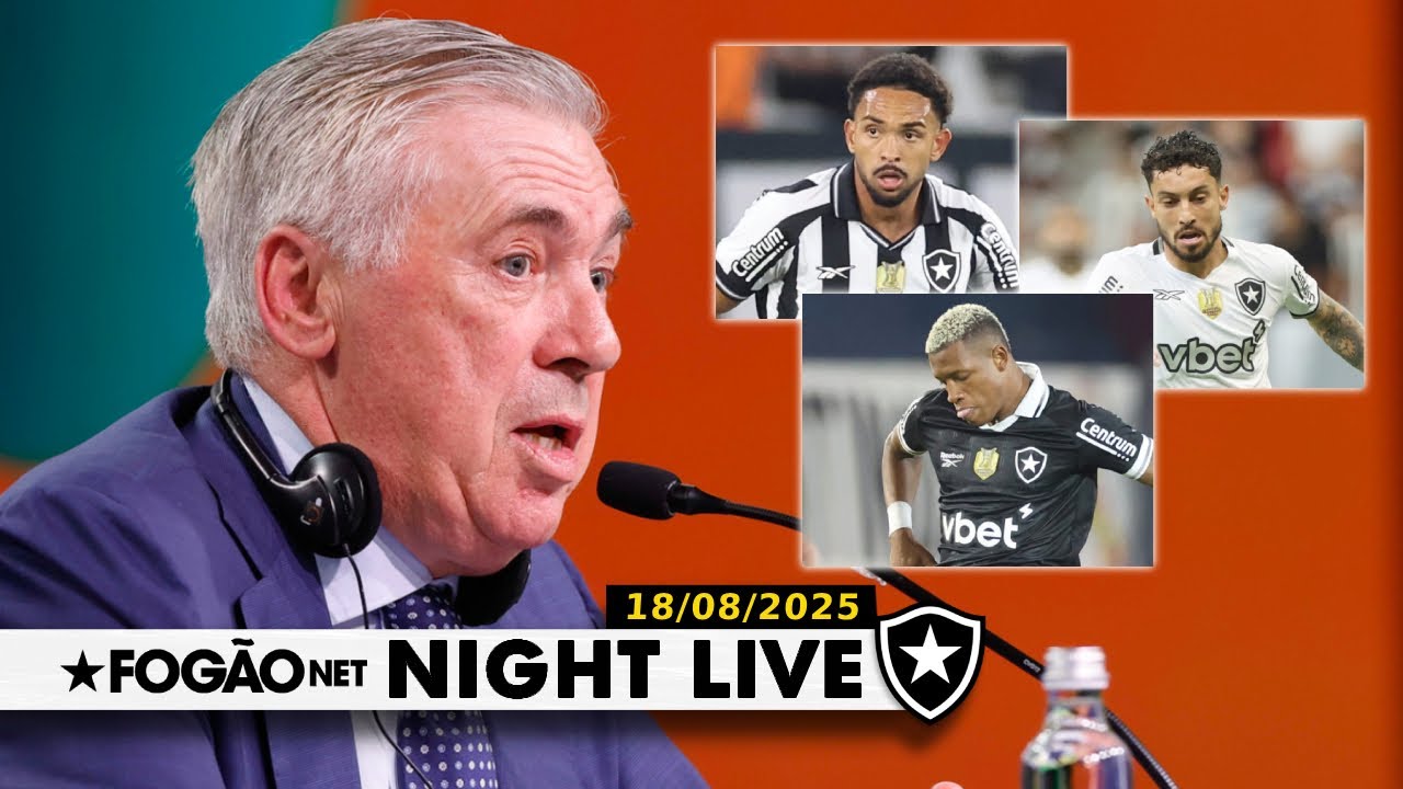 NIGHT LIVE | Trio do Botafogo na pré-lista da Seleção; negociação indefinida por Alix Vinicius