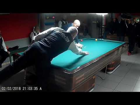 CAMPIONATO A SQUADRE   DI BILIARDO REGIONE LAZIO 2018 PAVARINI G. VS ROTA A.