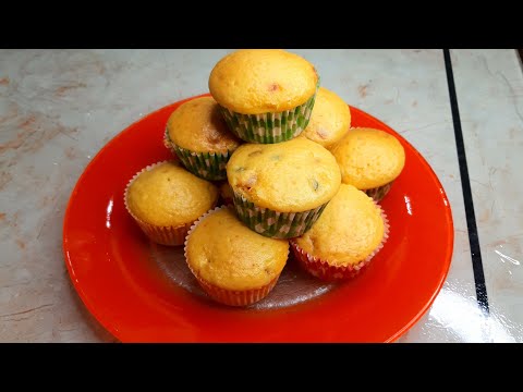 "Custard Cup Cakes" Recipe #baked #sweet