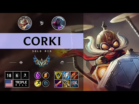 Corki Mid vs Varus: Triple Kill, Legendary - NA Challenger Patch 14.15