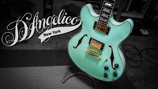 Video thumbnail for D'Angelico EX-DC Hollowbody Guitar - Green Goodness by EytschPi42