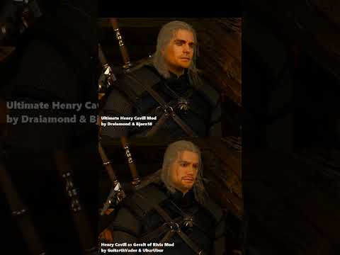 The Witcher 3 Henry Cavill MODS Comparison  #thewitcher3 #mods #nexusmods #henrycavill