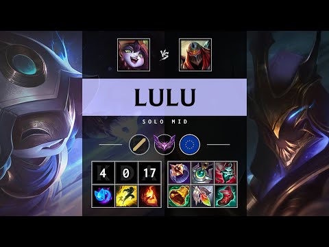 Lulu Mid vs Zed: Perfect KDA, Rampage - EUW Master Patch 14.24